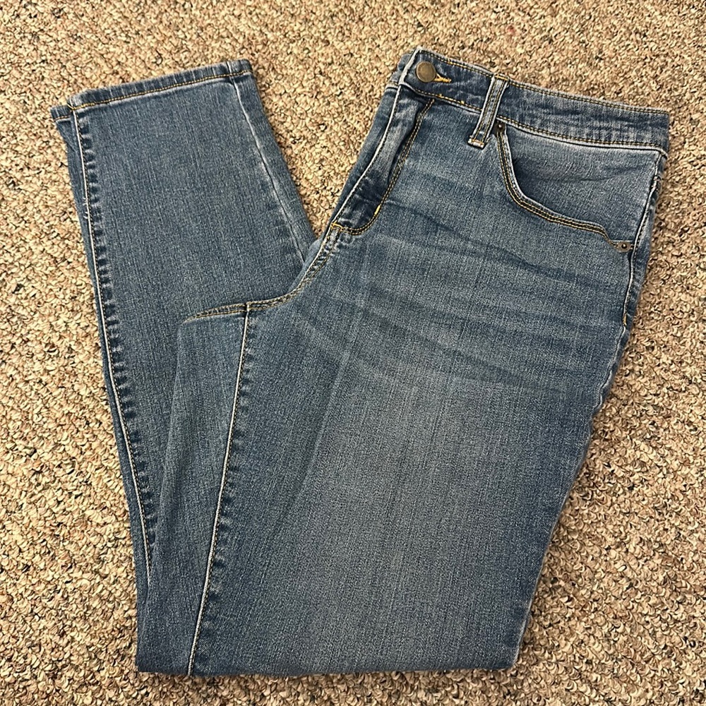 High rise skinny jeans